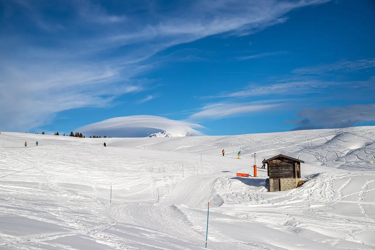 Hvordan er vejret i Schweiz i uge 8?