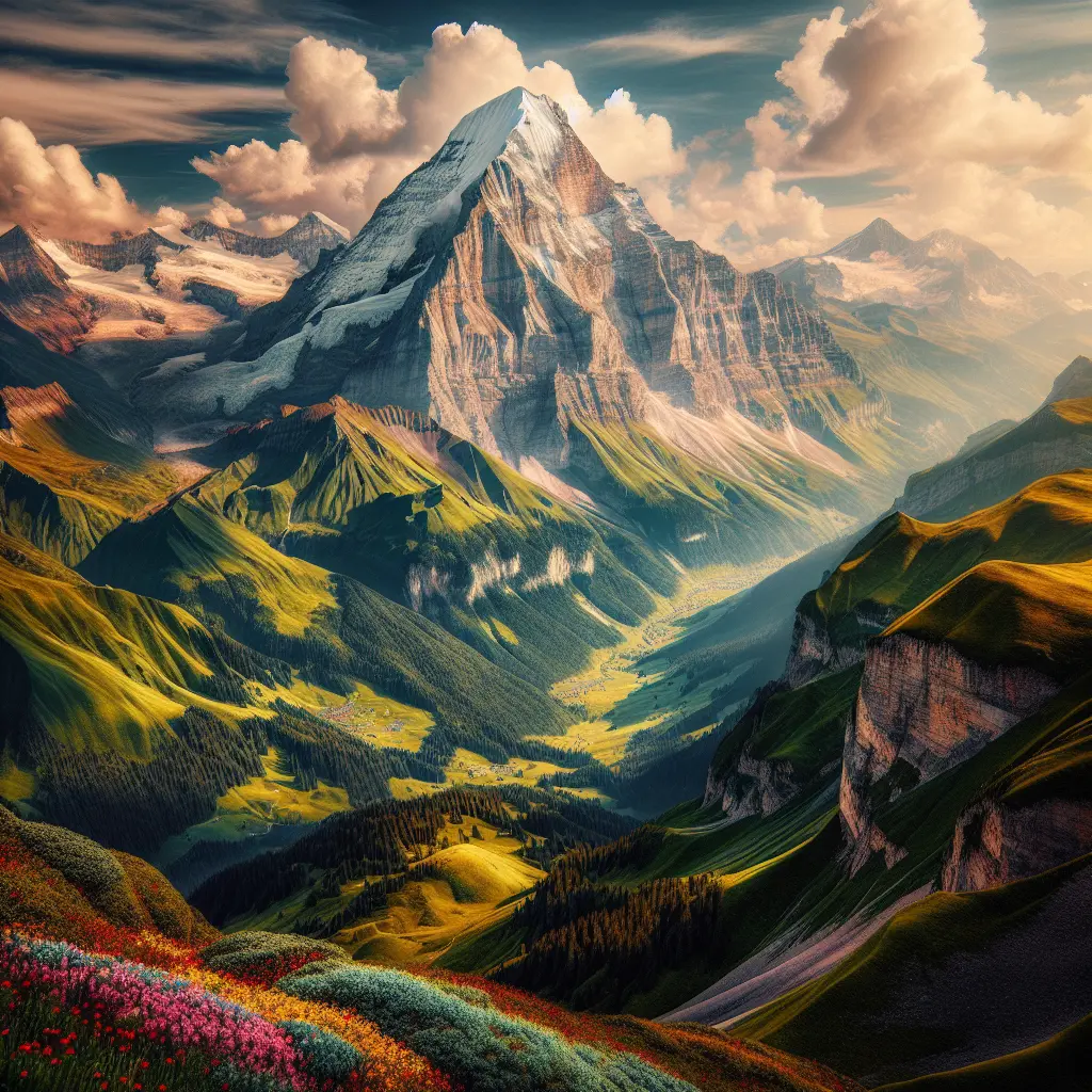 Schweizisk Bjerg i Krydsord Svar